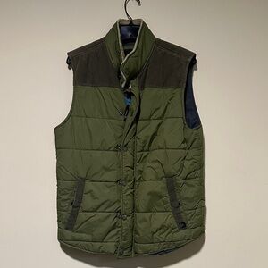 Prana Forest Green Men's Quilted Vest